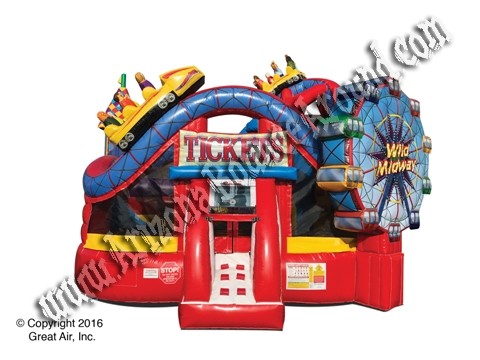 Carnival themed Bounce House Rental Denver Colorado